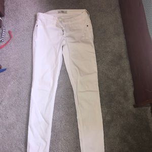 Abercrombie and Fitch white jeans size 2 regular